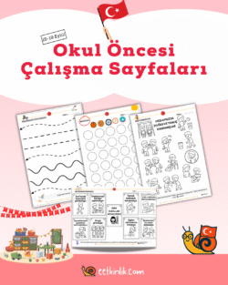Okul Öncesi Eylül 15-19 Arası Çalışma Sayfaları